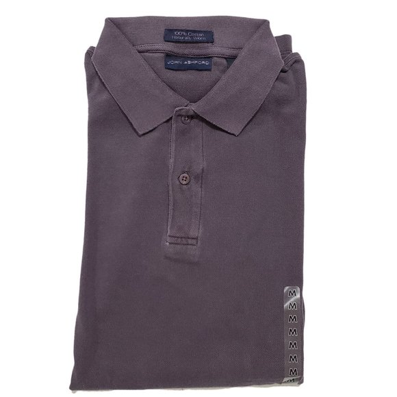 John Ashford 100% Cotton Short Sleeve Polo -Size M - Picture 8 of 8